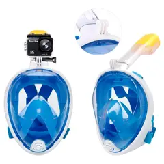GENERICO - Máscara Snorkel Cara Completa Panorámica Anti Empañante