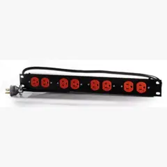 ZER - MULTITOMA PARA RACK 8 SERVICIOS + TORNILLOS M6 DE MONTAJE
