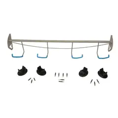 GENERICO - SOPORTE ABW COLGADOR VERTICAL PARA 4 BICICLETAS