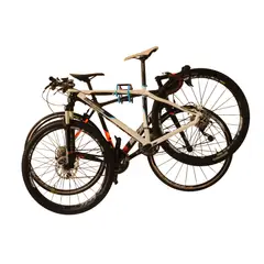 GENERICO - SOPORTE ABW COLGADOR HORIZONTAL PARA 2 BICICLETAS