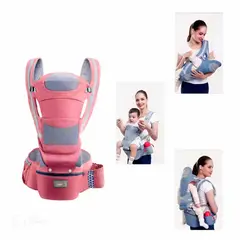 LANZURY IMPORTACIONES - Cargador Canguro Ergonomico Asiento Para Bebe - Rosado-