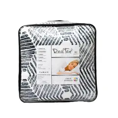 REALTEX - Cobija Flannel Borrego Real Tex Panel Gris