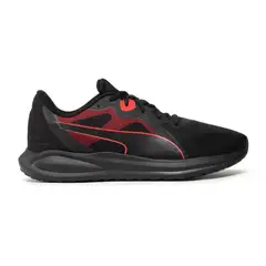 PUMA - Tenis - Twitch Runner - Hombre Negro Rojo - Ref : 37628902