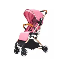 KIDSHOP - Coche Tipo Maleta Facil Plegable Bebe + Toldillo 8005 FUCSIA