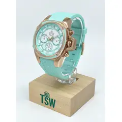 TECHNOSPORT - Reloj Technospot Para Mujer Cronógrafo Oro Rosa Menta Original