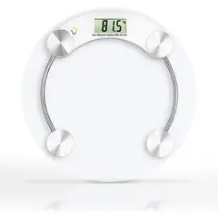 COMPRALOENCASA COM - Balanza redonda portátil baño báscula digital pesa 180 kg gy6991