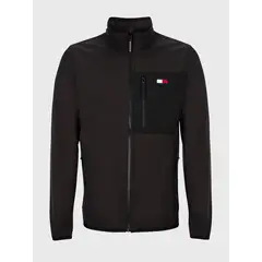 TOMMY HILFIGER - Chaqueta Con Capucha Softshell Hombre Negro
