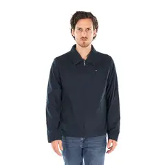 TOMMY HILFIGER - Chaqueta Impermeable Con Capucha Hombre Azul