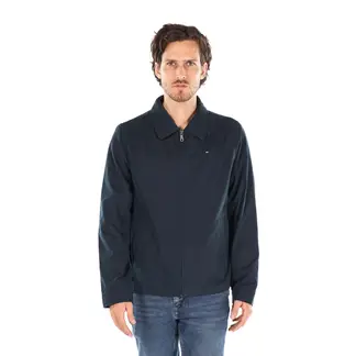 TOMMY HILFIGER - Chaqueta Impermeable Con Capucha Hombre Azul