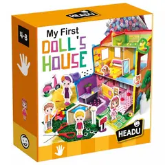 JUGANDO Y EDUCANDO - Juego Set De Construcción Casa De Muñecos Para Niños Niñas