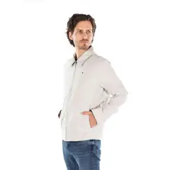 TOMMY HILFIGER - Chaqueta Impermeable Con Capucha Hombre Beige