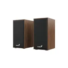 ZER - PARLANTES GENIUS SP - HF180 MADERA 6 WATTS 3.5 MM USB CAFE