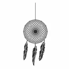 ADAZIO - Vinilo Decorativo de Atrapasueños Nagwaagan XL - 50cm x 95cm (ancho x alto)