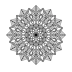 ADAZIO - Vinilo Decorativo Mandala XS - 50cm x 50cm (ancho x alto)