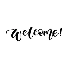 ADAZIO - Vinilo Texto de Bienvenida Welcome M - 120cm x 30cm ancho x alto