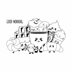 ADAZIO - Vinilo decorativo de desayuno para cocinas