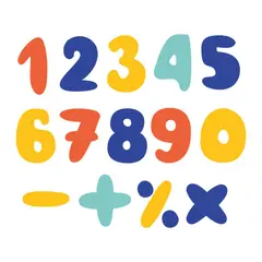 ADAZIO - Vinilo Infantil de Números L - 118cm x 99cm (ancho x alto)