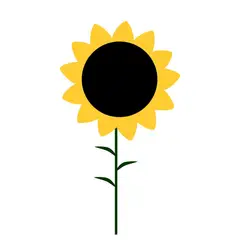 ADAZIO - Vinilo Decorativo de Girasol en Pizarra