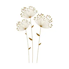 ADAZIO - Vinilo Adhesivo Floral Dandelion XS - 59cm x 80cm (ancho x alto)