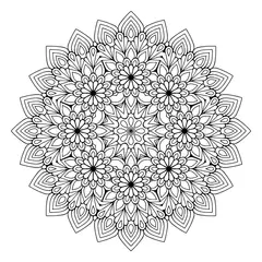 ADAZIO - Vinilo Adhesivo Vadodara Mandala XS - 50cm x 50cm ancho x alto