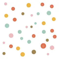 ADAZIO - Vinilo Patrón de Bolas de Colores