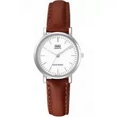 Q&Q - Reloj Qyq Q979j301y Casual Cuero Mujer Dama + Estuche