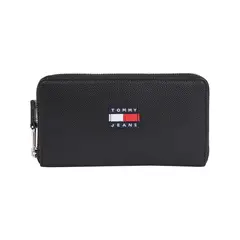 TOMMY HILFIGER - Cartera Con Cierre De Cremallera Mujer Negro