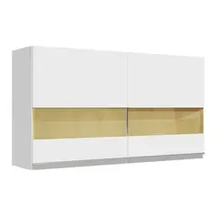 MADESA - Mueble de Cocina Superior Glamy 1.20 m 2 Puertas con Cristal Reflex