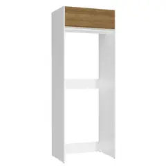 MADESA - Mueble de Cocina para Nevera Glamy 1 Puerta Abatible