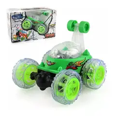 KIDSHOP - Carro Loco Recargable Control Remoto 360 Juguete Verde