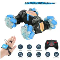KIDSHOP - Carro Control Remoto Detección 4wd De Gesto Recargable Azul