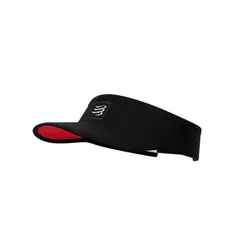 COMPRESSPORT - Visor Multisport Negro Diseño Ligero Y Transpirable