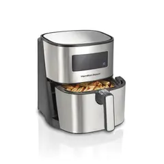 HAMILTON BEACH - Freidora de Aire Digital 5 litros Cesta Antiadherente HB-35075