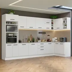 MADESA - Cocina Integral de Esquina Agata 5.00 Metros 01