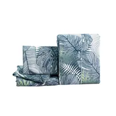 REALTEX - Juego de Sábanas Real Tex Linea Confort Hojas Selva