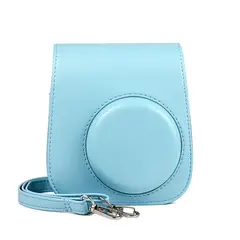 GENERICO - Estuche para cámara instax mini 12/11/ 9 - Azul