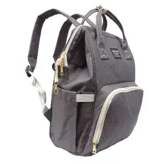 MIFANQI - Pañalera multifuncional bolso morral bebe gris