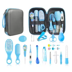 GENERICO - Kit de Bebe y Cuidado de la salud 21 Pcs - Estuche Azul