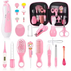 GENERICO - Kit de Bebe y Cuidado de la salud 21 Pcs - Estuche Rosa