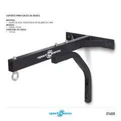 SPORTFITNESS - SOPORTE PARA SACO DE BOXEOSPORT FITNESS