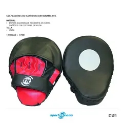SPORT FITNESS - GOLPEADORES DE MANO PARA ENTRENAMIENTO SPORTFITNESS