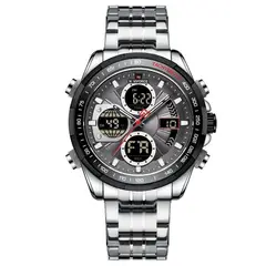 NAVIFORCE - Reloj Original Nf 9197 Acero Inoxidable + Estuche
