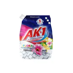 AZUL K - Detergente en Polvo AK-1 Floral 3.000 Gramos