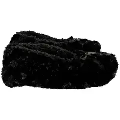 EMAAR HOMEWEAR - Pantuflas babuchas dama tipo baleta negro fantasía