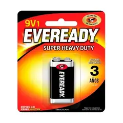 EVEREADY - Pila Bateria Carbon 9v1 Extra Duracion