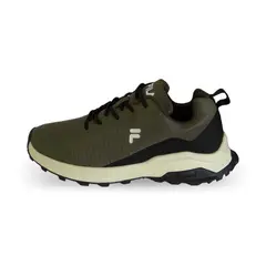 FILA - Tenis Wolf Runner-Verde Militar
