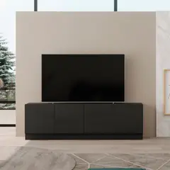 BERTOLINI - Mueble para TV 70" Mind en MDP 4 puertas Negro