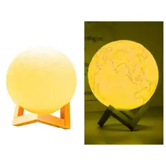 DAYOSHOP - Lampara Planeta Tierra Luminosa 3d.