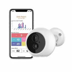 TECNOHOGAR JS - Camara Para Exteriores Recargable Inalambrica 3mp Ip66 Tuya