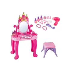 GENERICO - Tocador Piano Musical Para Niñas Con Silla Luces Y Sonidos